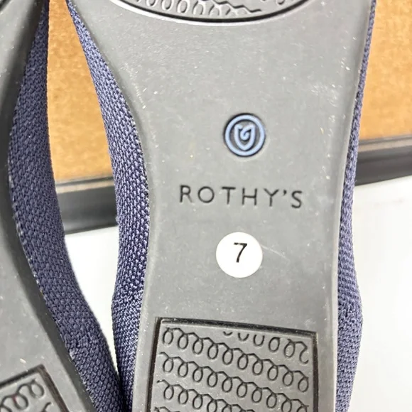 Rothy's The Point Dark Royal Blue Size 7 - Picture 10 of 10
